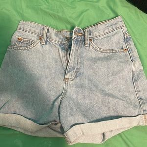 Denim shorts